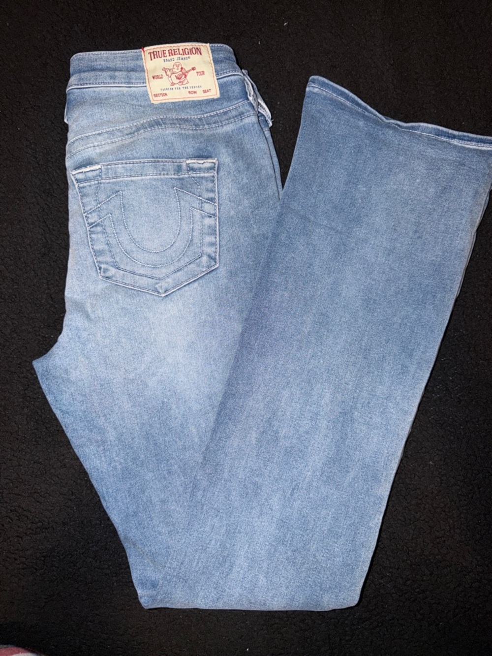 TRUE RELIGION BECCA MR SN NO FLAP Mid Rise Bootcut Women's Jeans